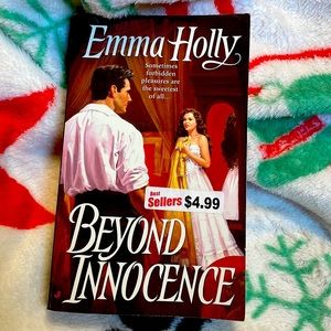 Historical romance novel “Beyond Innocence” by Emma Holly.